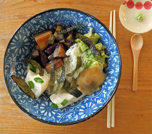 vegetarische donburi