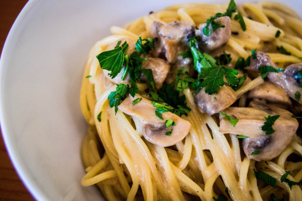 pasta champignons