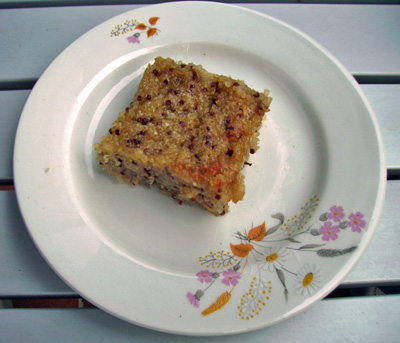 Budin de quinua