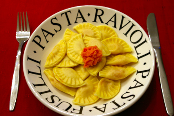 ravioli pompoenvulling