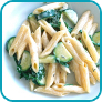 romige pasta met courgette thb