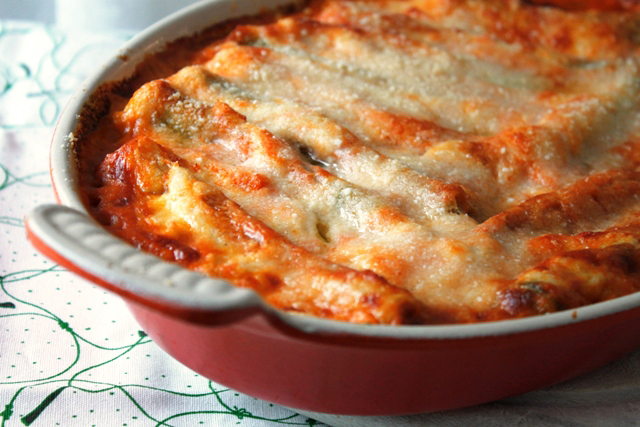 150406 pasta spinazie oven