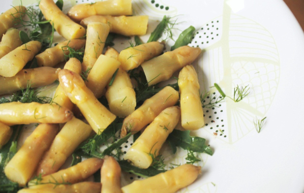 Aspergesalade met rucola Antoinette