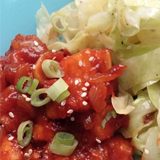 Tofu met ketchup Machteld