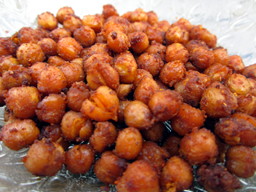 geroosterde kikkererwten