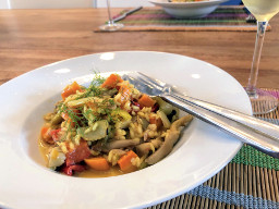 Risotto met geroosterde groenten klein