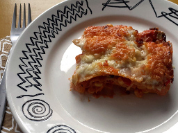 zonnige lasagne klein