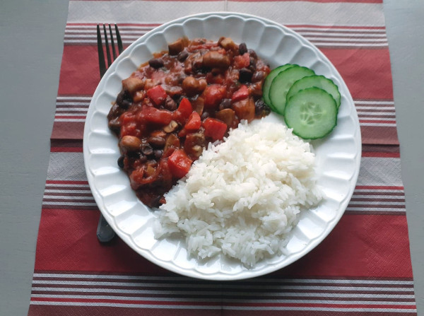 chili con champinones