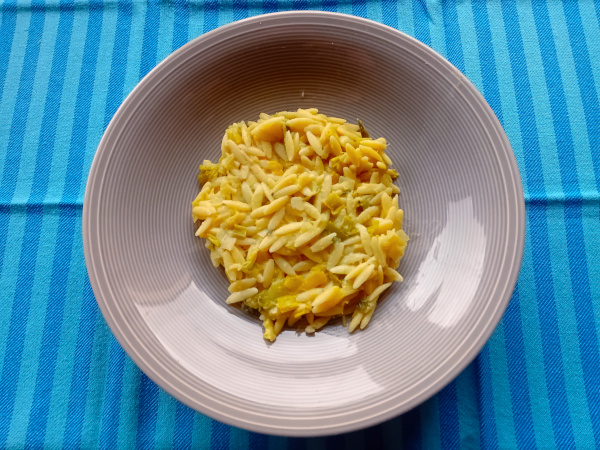 orzo met prei