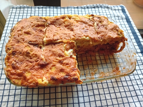 Pastitsio schaal