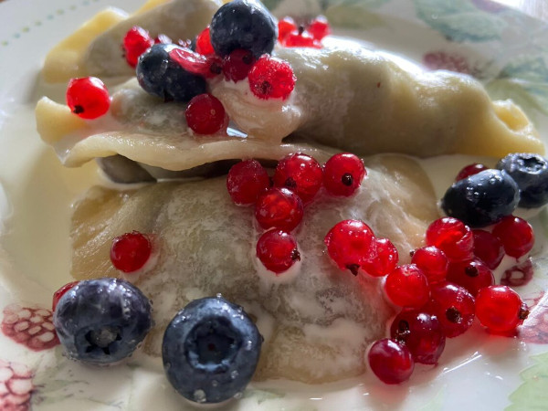 Pierogi met fruit